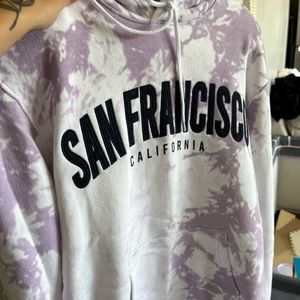 Tie Dye San Francisco hoodie Medium